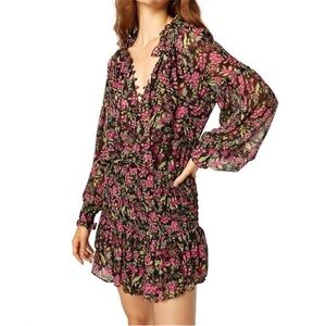 Misa Los Angeles Celina Floral Mini Dress Medium